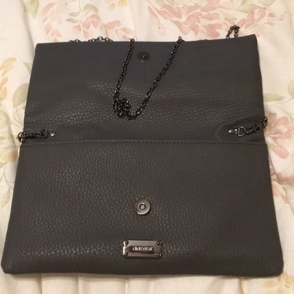 Nine West large gray clutch - Picture 2 of 4